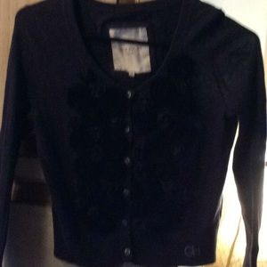 GILLY HICKS floral embellished cardigan See detail